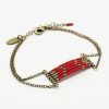 Bracelet Sioux rouge