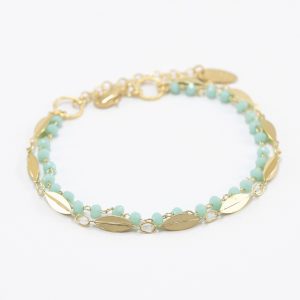 bracelet_esmeralda_perlé_turquoise