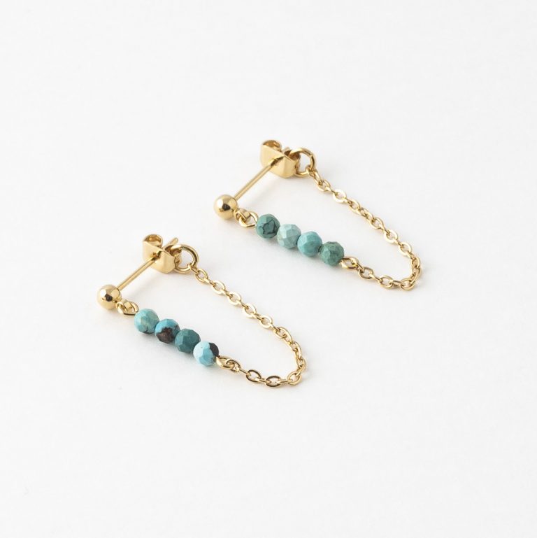 Boucles D'oreilles Or Blanc 18K & Diamants, Etoile De David